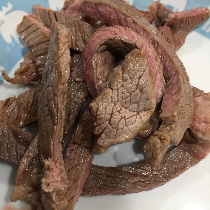 薄切り牛肉炒め